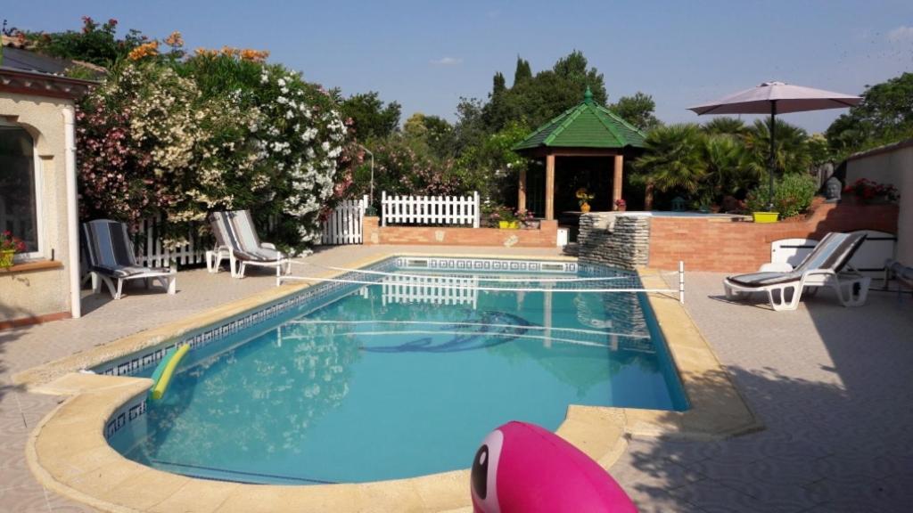 Villeneuve-la-ComptalGite T2 Avec Grande Piscine公寓 外观 照片
